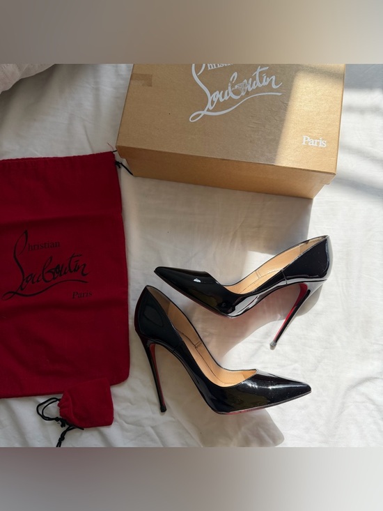 Christian Louboutin Shoes - Christian Louboutin So Kate Pointed Toe Pump 120mm Black patent leather US 7.5